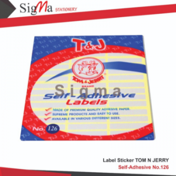 Label TOM&JERRY No.126 - Pad