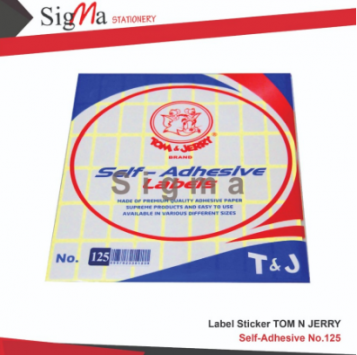 Label TOM&JERRY No.125 - Pad