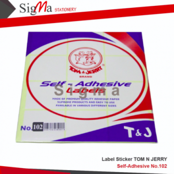 Label TOM&JERRY No.102 - Pad