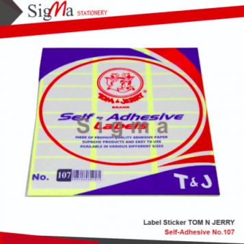 Label TOM&JERRY No.107 - Pad