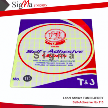 Label TOM&JERRY No.113 - Pad