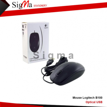 Mouse LOGITECH B100 (ujung USB) - PCS