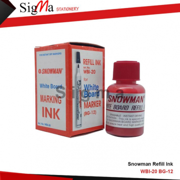 Tinta Spidol SNOWMAN Whiteboard BIRU - Botol