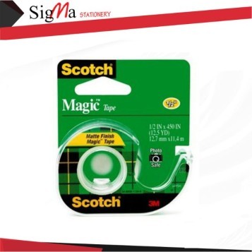 Solatip SCOTCH MAGIC 1/2" #810 + Tempat - PCS