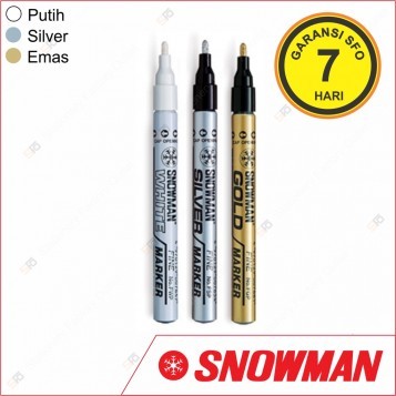 Spidol SNOWMAN Paint Marker Fine - PCS