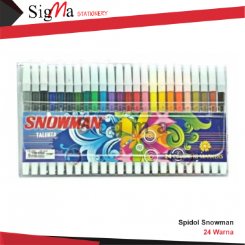 Spidol SNOWMAN Kecil 24 warna - Set