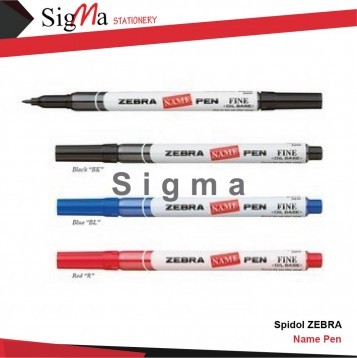 Spidol ZEBRA Name Pen - PCS