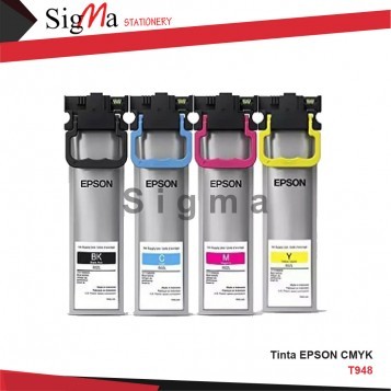 Tinta EPSON T948 Black / Cyan / Magenta / Yellow - PCS