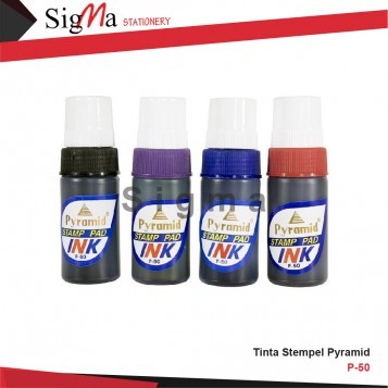 Tinta Stempel PYRAMID Hitam - PCS