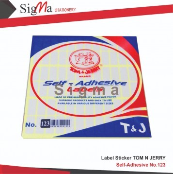 Label TOM&JERRY No.123 - Pad