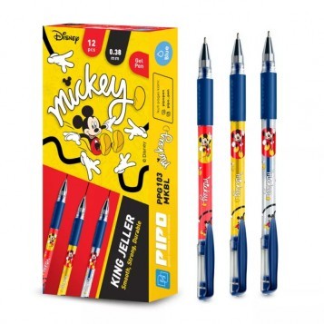 Ballpoint PIPO PPG103 0.38mm Disney (Biru) - PCS