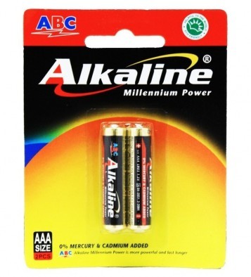 Batu Baterai AAA ABC ALKALINE - Set