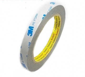 Double Tape 3M Tanpa Busa 1/2" - Roll