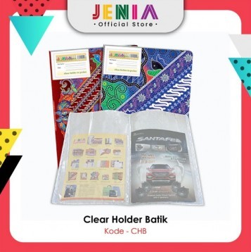 Clear Holder Batik JENIA isi 40 - PCS