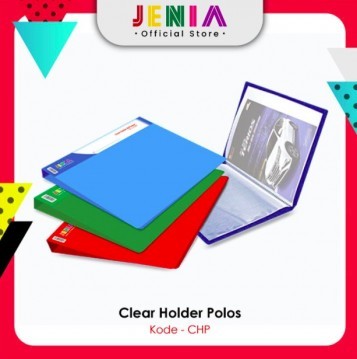 Clear Holder Polos JENIA isi 40 Hijau Tua - PCS