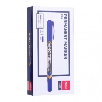 Spidol DELI Permanent Marker Biru EU10430 - PCS