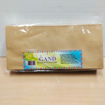 Amplop Coklat Kabinet GAND Berperekat - Pack