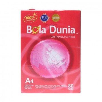 Kertas Fotocopy A4 80gr BOLA DUNIA - Rim