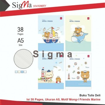 Buku Tulis DELI 38 Lembar CNA538 - PCS