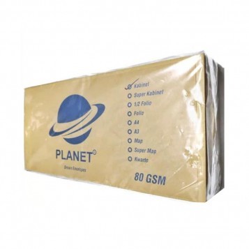 Amplop Coklat Kabinet PLANET - Pack