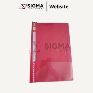 Business File Polos + Kantong JENIA Merah - PCS