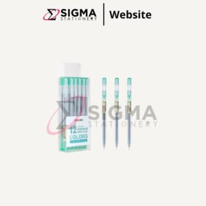 Ballpoint Gel Pen Warna 0.5mm DELI A119 Hijau - PCS