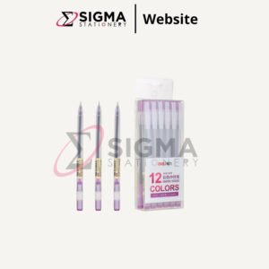 Ballpoint Gel Pen Warna 0.5mm DELI A119 Purple - PCS