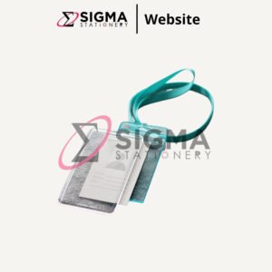 ID Card Portrait Transparant Bantex #8868 Sky Blue - PCS