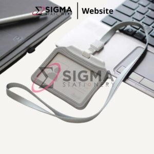 ID Card Two Sides Landscape Bantex #8880 Grey - PCS