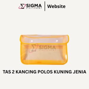 Tas 2 Kancing Polos JENIA KUNING - PCS