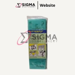 Penggaris BUTTERFLY BT-860 (ANGKA-HURUF) - PCS