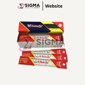 Penggaris Besi BUTTERFLY 15 cm - PCS