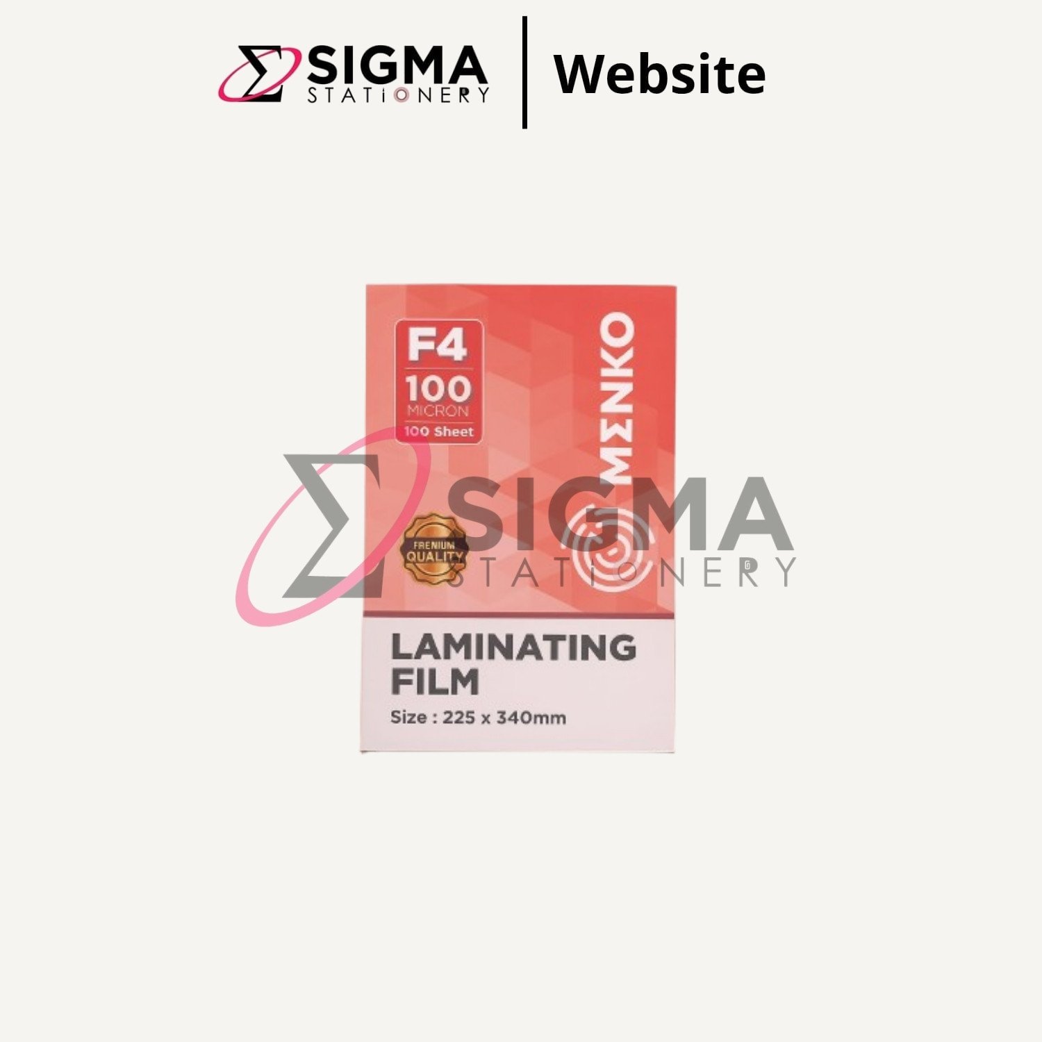 Plastik Laminating MENKO F4