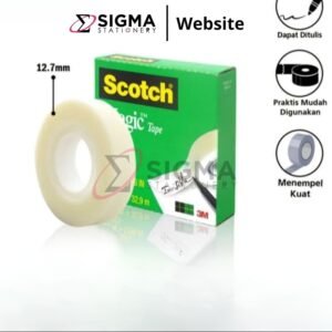 Selotip SCOTCH MAGIC 1/2" #810 + Tempat - PCS