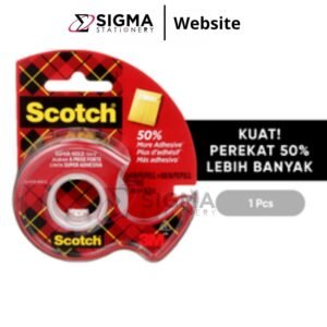 Tape Dispenser 1/2" SCOTCH Merah - PCS