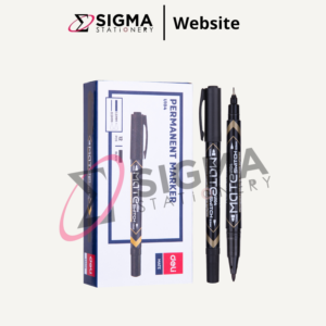 Spidol DELI Permanent Marker Hitam EU10420 - PCS