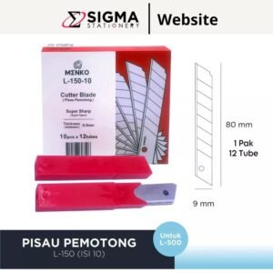 Isi Cutter MENKO Besar L-150-10 (isi 10 per tube) - Pack