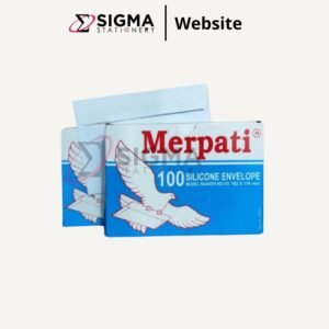 Amplop Putih MERPATI no.110 (Biru)