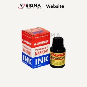 Tinta Spidol SNOWMAN Permanent hitam - PCS