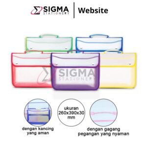 Tas 2 Kancing Polos Mini JENIA Biru - PCS