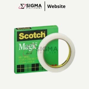Selotip SCOTCH Magic Tape 1/2" x 72yd 3M Hijau - Roll