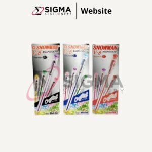 Ballpoint SNOWMAN V6 Lusin - Pack