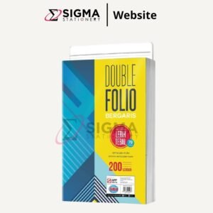 Kertas Double Folio Garis isi 200 lbr SIDU - Pack