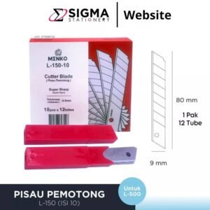 Isi Cutter MENKO Besar L-150-10 (isi 10 per tube) - Pack