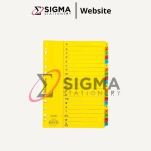 Divider BANTEX #6043 uk.A4 - 20 warna A-Z - PCS