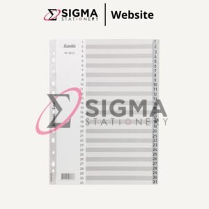 Divider BANTEX #6213 uk. A4 (1-20) Plastik - Set