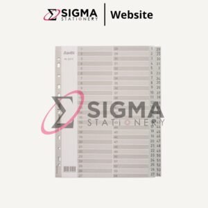 Divider BANTEX #6215 uk. A4 (1-54) - Set