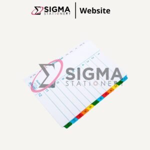 Divider BANTEX #6241 uk.A4 MYLAR (1-12) - Set