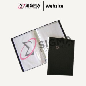 Clear Holder Polos JENIA isi 40 Hitam - PCS