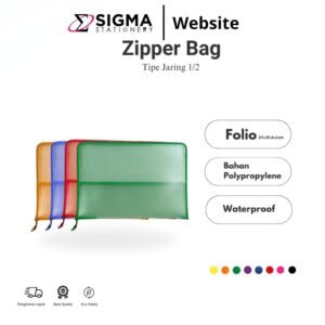 Zipper Bag FELIX 1/2 Jaring Resleting - PCS